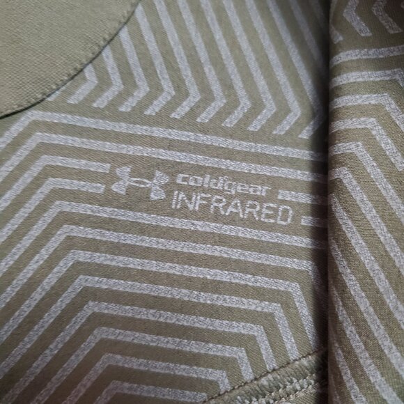 Under Armour cold gear infrared olive quarter zip pullover women's size small - Picture 3 of 5